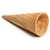 Ice cream cones, sugar, rolled-type (1 cone)