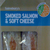 Smoked Salmon and Soft Cheese Sandwich